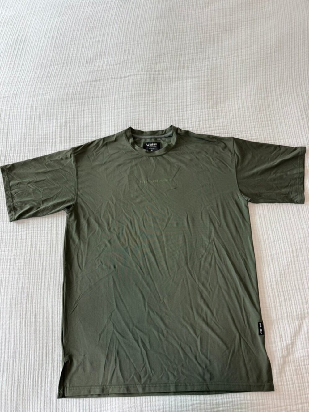 ASRV Silver-Lite 2.0 Oversized Relentless Pursuit Tee Olive Men's M DSG-0517